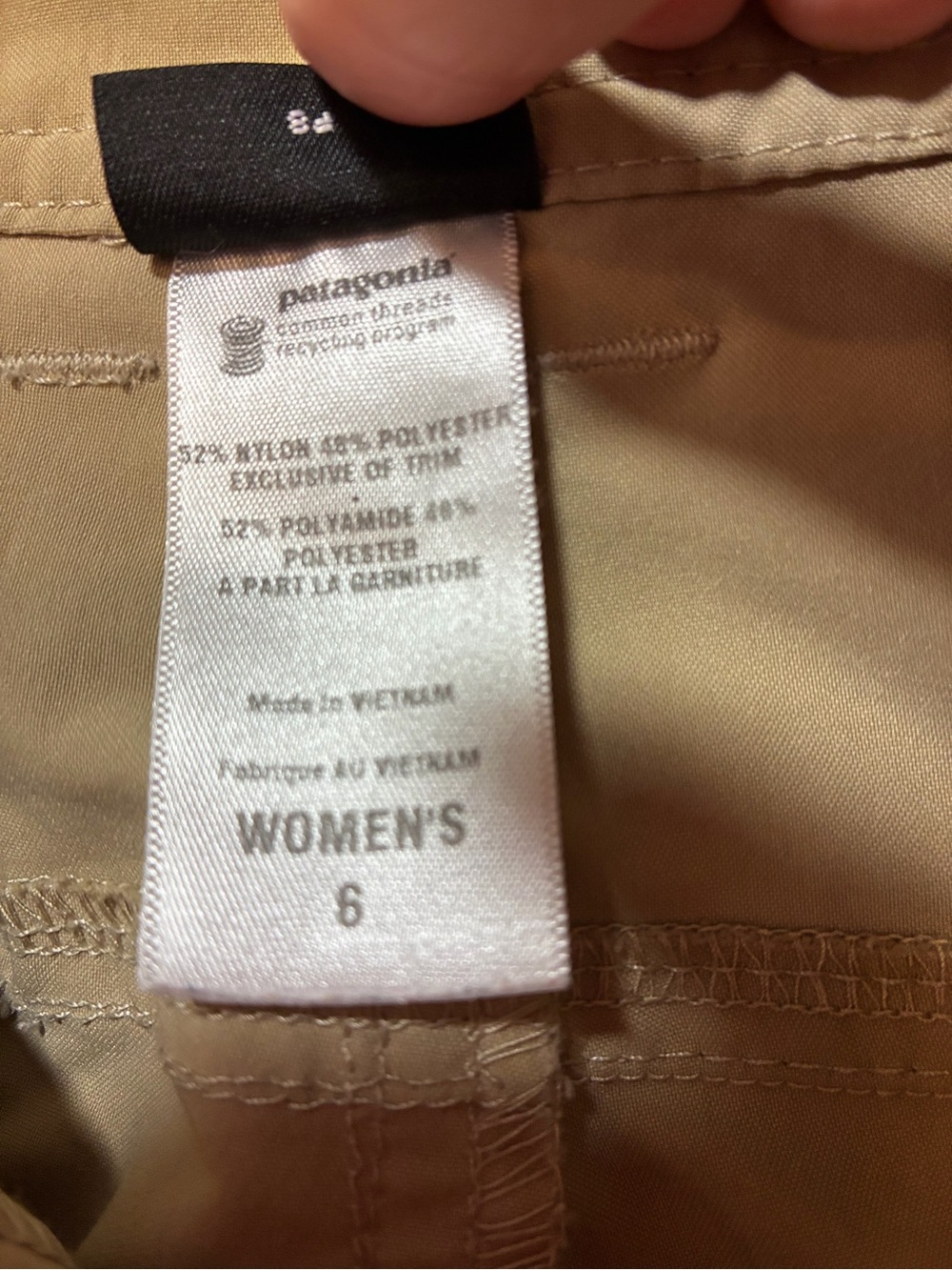 Patagonia Women's Cargo Pants - Olive - Picture 4 of 8